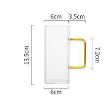 Load image into Gallery viewer, Chill Recipe 13.4oz Glass Mug with Square Handle