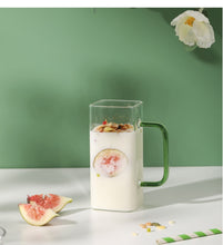 Load image into Gallery viewer, Chill Recipe 13.4oz Glass Mug with Square Handle