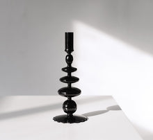 Load image into Gallery viewer, Candlesticks Holders Retro Glass Classic Craft Candlesticks Holders for Wedding Decorations Glass Candle Holder