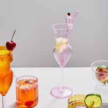 Load image into Gallery viewer, Color Glass Goblet Wine Glass Water Champagne Glasses Wedding Party Birthday Gift Kitchen Dining Bar Club Glase Cups