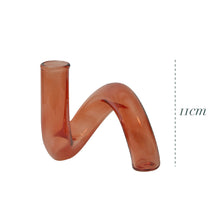 Load image into Gallery viewer, Glass Candle Stick Holders Taper Candles Holder for Candlestick Dinner Candles Party and Wedding Centerpieces Table Decoration