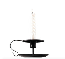 Load image into Gallery viewer, Chill Recipe Iron Black Retro Candlestick Stand