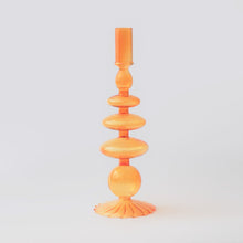 Load image into Gallery viewer, New Creative Table Lamp Shaped Glass Candlestick Tealight Holder Crystal Candle Holders for Wedding Party Home Bar Office Decor