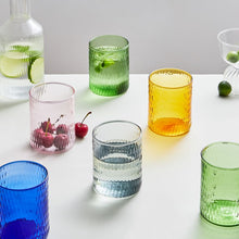 Load image into Gallery viewer, Nordic Style Color Glass Tea Cup Modern Mugs Drinkware Cold Drink Glasses Heat-resistant Hot water Glass Lazzy House