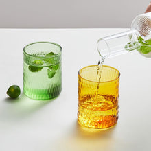 Load image into Gallery viewer, Nordic Style Color Glass Tea Cup Modern Mugs Drinkware Cold Drink Glasses Heat-resistant Hot water Glass Lazzy House