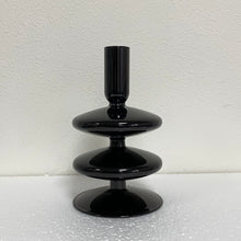 Load image into Gallery viewer, Retro Glass Candlestick for Taper Candle Brown Glass Nordic Home Decortaion Birthda Gift Ornaments