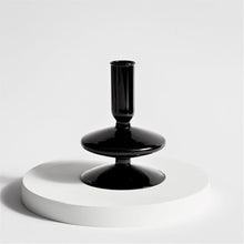 Load image into Gallery viewer, Retro Glass Candlestick for Taper Candle Brown Glass Nordic Home Decortaion Birthda Gift Ornaments