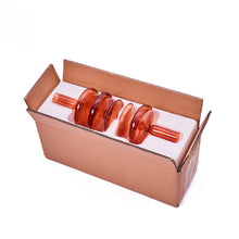 Load image into Gallery viewer, Set of 2 Taper Candle Holders Candlesticks Glass Decoration Home Nordic Flower Vase Birthday Gift