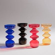 Load image into Gallery viewer, Candlestick Holder Taper Candle Holder Glass  for Christmas Decor Wedding Party and Home Dinner Decor Vase Candle Molds
