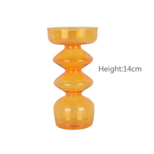 Load image into Gallery viewer, Candlestick Holder Taper Candle Holder Glass  for Christmas Decor Wedding Party and Home Dinner Decor Vase Candle Molds
