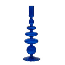 Load image into Gallery viewer, Candlesticks Holders Retro  Glass Classic Craft Candlesticks Holders for  Wedding Decorations Glass Candle Holder
