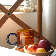 Load image into Gallery viewer, Colored Glass Coffee Cup High Temperature Resistant Glass Mugs Creative Nordic Home Juice Cups Drinking Water Glass Cup 250ml
