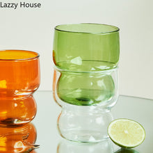 Load image into Gallery viewer, Lazzy House Colorful  Borosilicate Glass Mug  200ml
