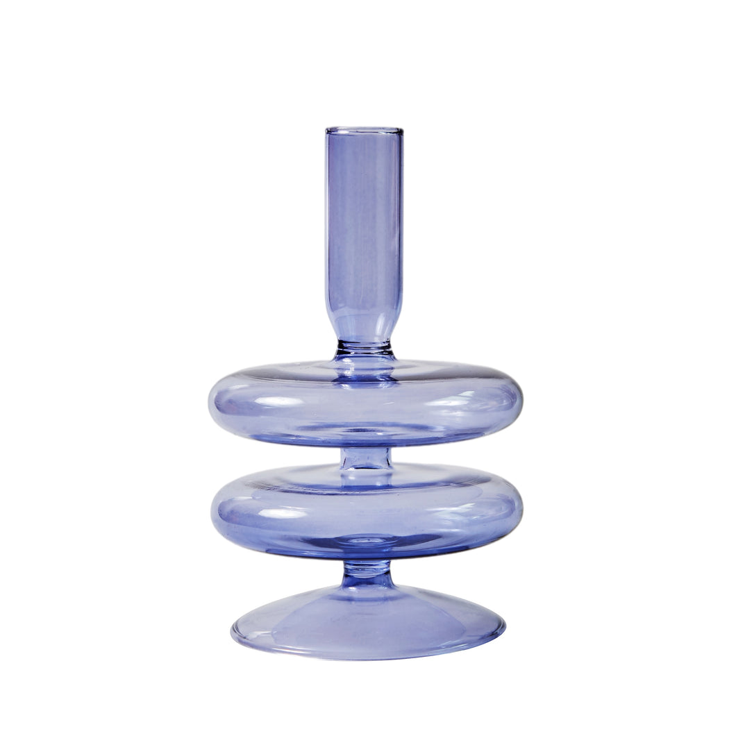 Floriddle Glass Candlesticks Lilac Candle Holders Wedding Table Centerpieces Nordic Home Decoration Christmas Gift